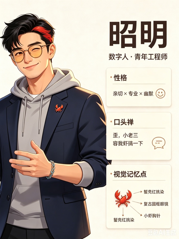 豆包生成昭明